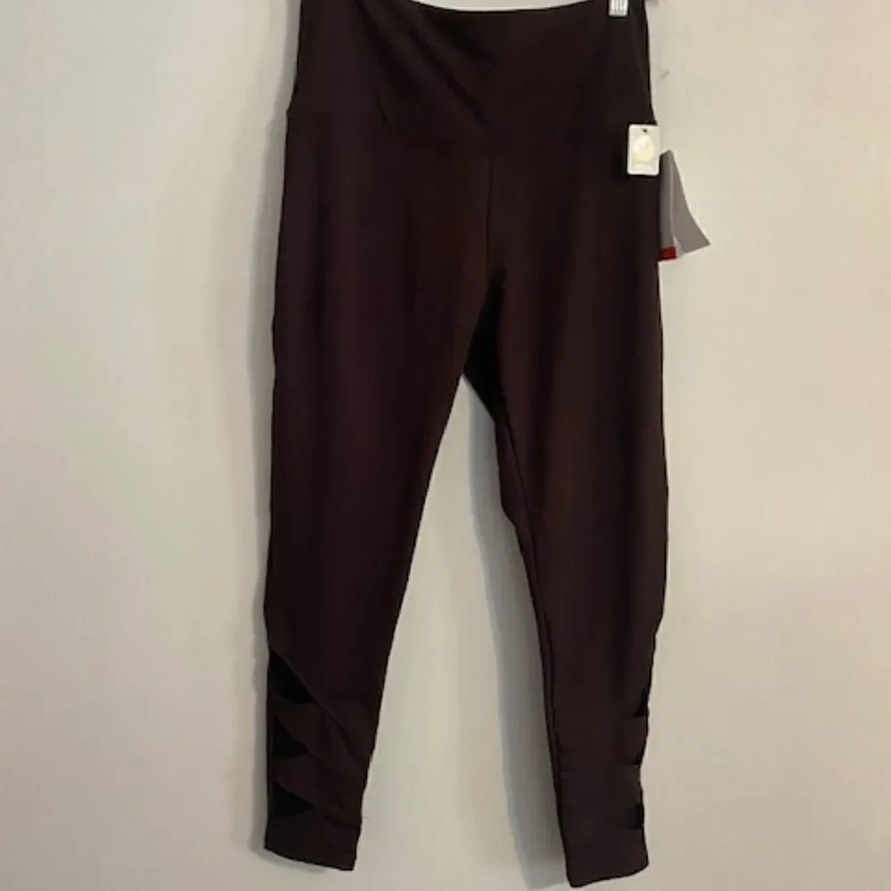 Marika Wild Plum Highrise Active wear, size L